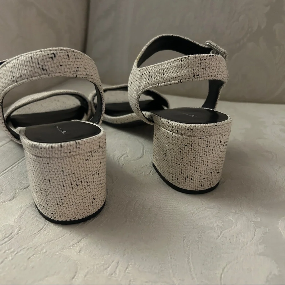 Minimalist! Tory Burch DOUBLE T CITY SANDAL size 9